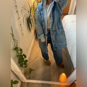 VINTAGE True Blues. Long denim jacket. Size M.